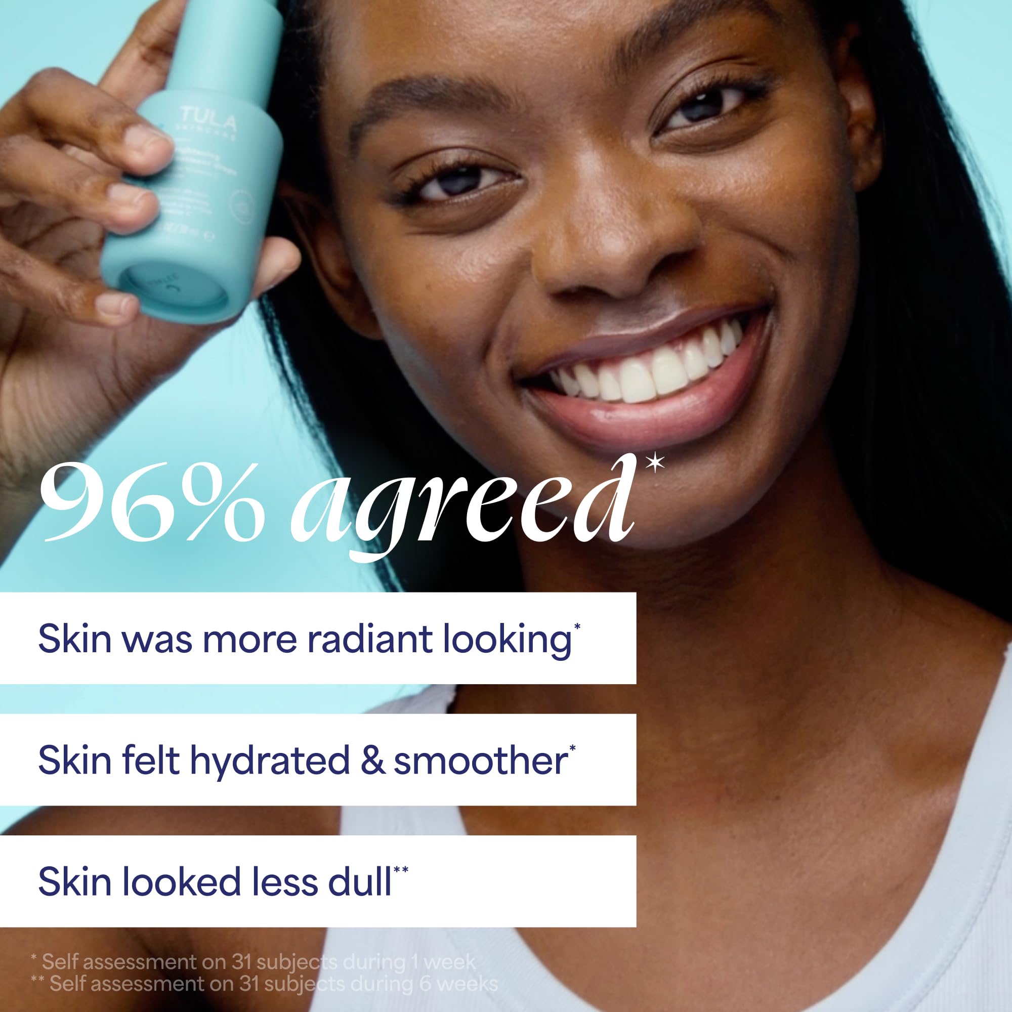 TULA Skin Care Brightening Treatment Drops - Vitamin C Serum, Brightens the Look of Dull Skin & Dark Spots, 1 fl oz.