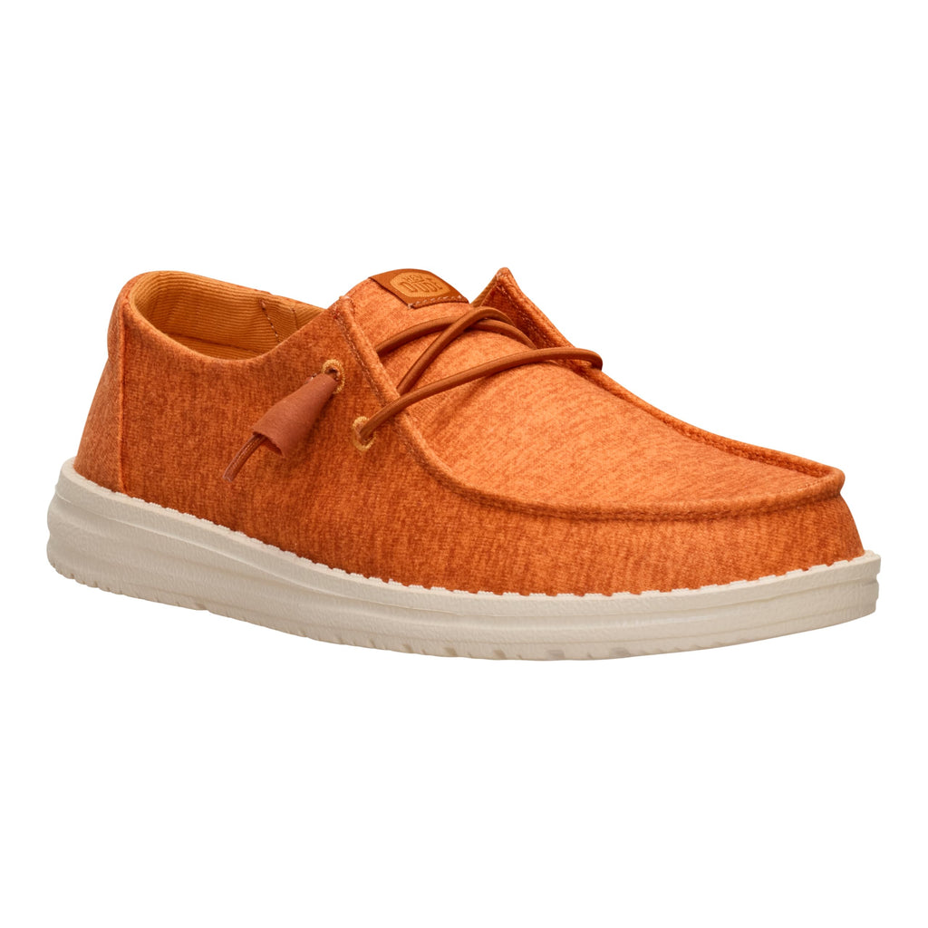 HEYDUDE Wendy Fleece Casual Pumpkin Size 8, Women’s Shoes, Slip-on Loafers, Comfortable & Light-Weight