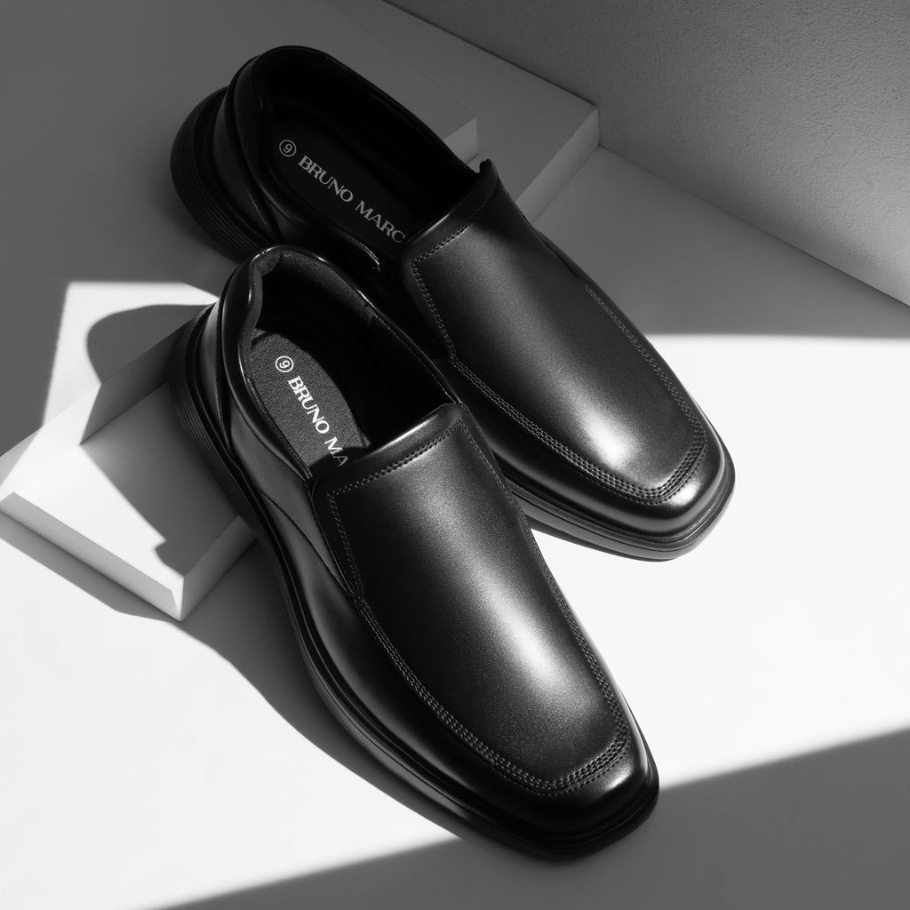 Bruno Marc Men's Dress Shoes Slip On Comfortable Loafers Business Casual Shoes,Size 13,Black,SBLS2403M