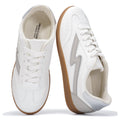 Project Cloud Fashion Sneakers for Women 2026 - Lace-Up Shoes Trendy Women Sneakers with Memory Foam Insole Women's Fashion Sneakers Non-Slip Womens Shoes (Irita, White, 8)