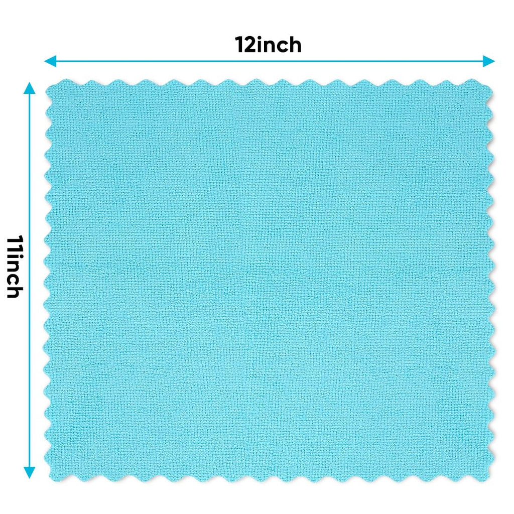 Orighty Microfiber Cleaning Cloth, 24 Pack Highly Absorbent Cleaning Rags, Household Cleaning Supplies, Reusable Lint Free Cloths Microfiber Rag for House, Kitchen, Car Care, 12x11 inch