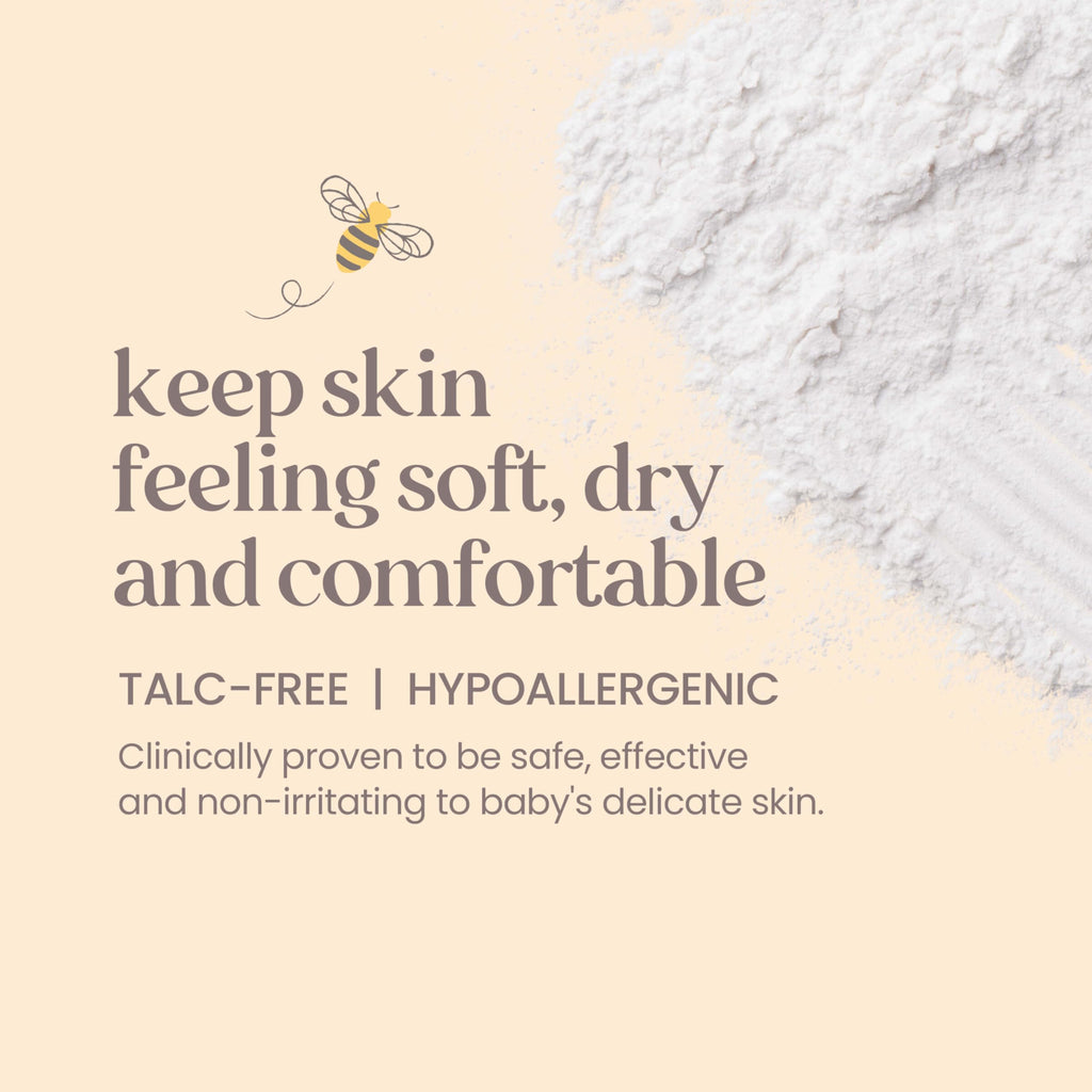 Burt's Bees Baby Dusting Powder, 100% Natural Origin Baby Powder Talc-Free, 7.5 oz. Bottle