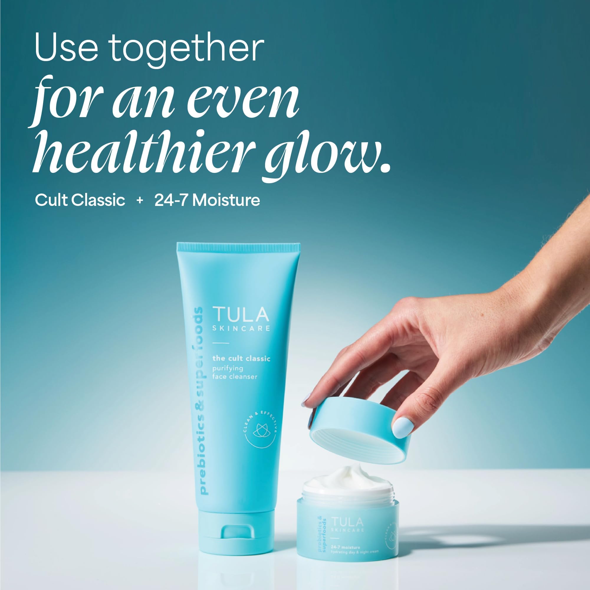 TULA Skin Care The Cult Classic Purifying Face Cleanser - Gentle and Effective Face Wash, Makeup Remover, Nourishing and Hydrating, 4.2 oz.