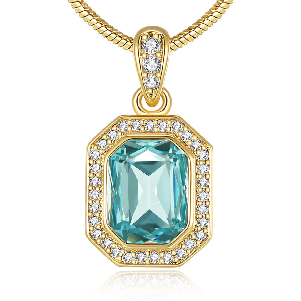 lobci Gold Necklaces for Women Necklace for Girlfriend Crystal Necklaces for Women Gold Jewelry for Wife Birthday Gift Ideas March Aquamarine Necklace-03