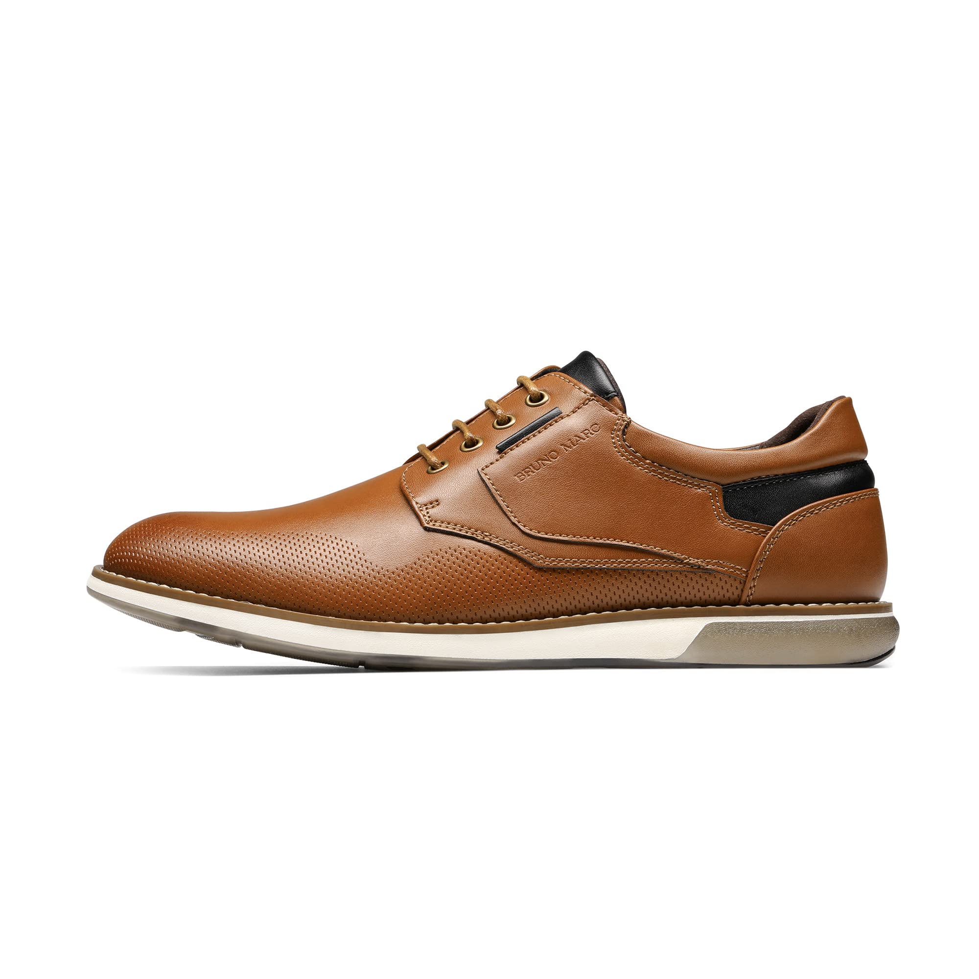 Bruno Marc Men's Casual Dress Shoes,Size 13W,Brown,SBOX2336MWIDE