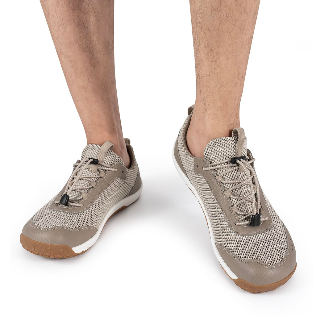 Pulltop Men's Barefoot Water Shoes | Quick-Dry | Lightweigh Wide Zero Drop Self-Draining Sole Amphibious Sneakers Sand Size 10