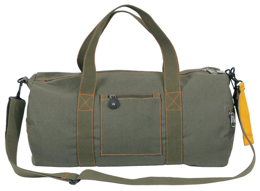 Rothco Canvas Equipment Duffle Bag – Travel & Gym Bag – Great for Storing Gear, Clothing, and More (Olive Drab, 19 Inches)