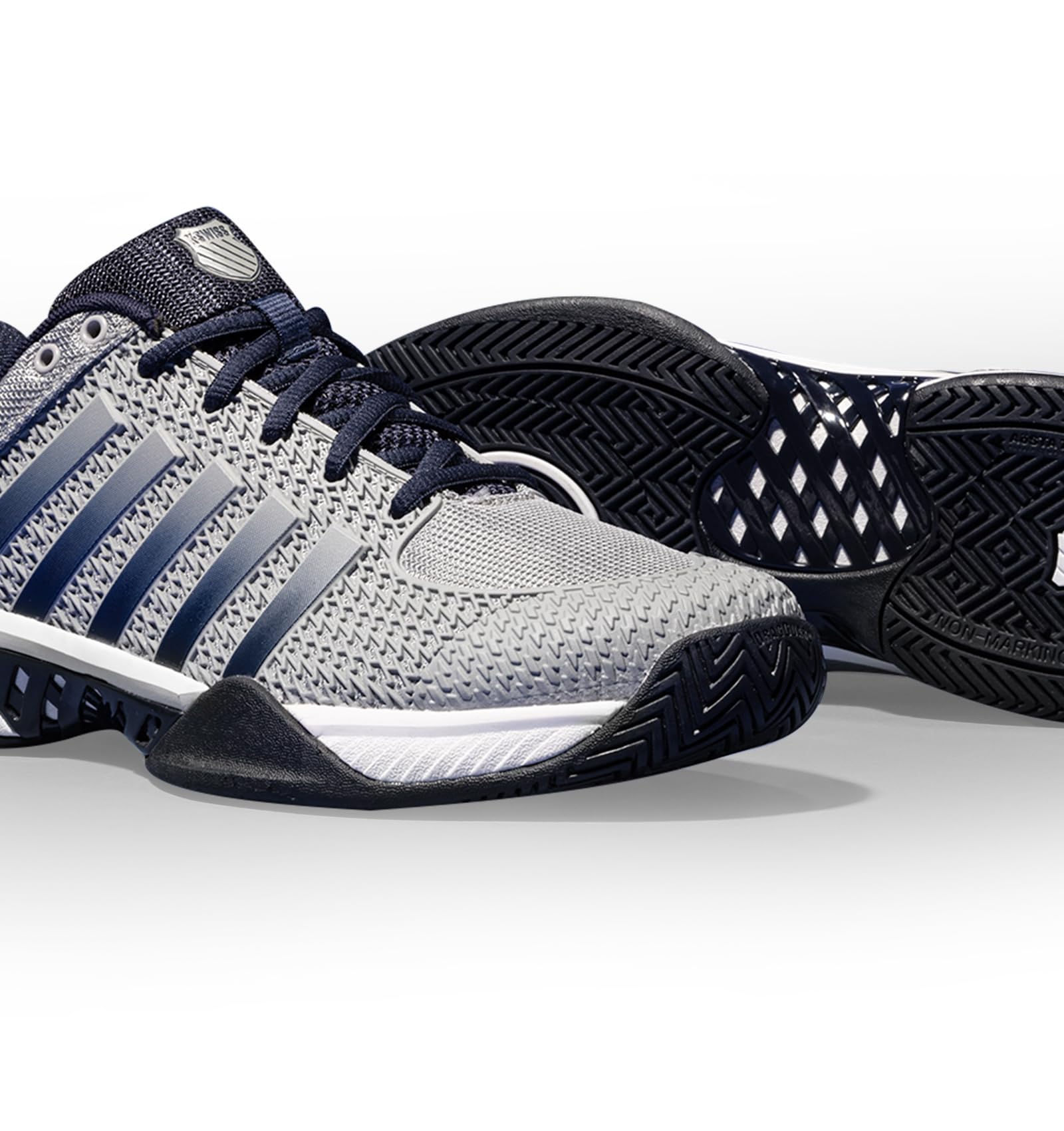 K-Swiss Men's Express Light Pickleball Shoe, Highrise/Navy, 11 M