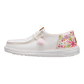 HEYDUDE Wendy Funk Embroidered Floral Ivory/Multi Size 8, Women’s Shoes, Slip-on Loafers, Comfortable & Light-Weight