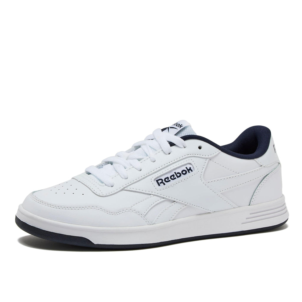 Reebok Court Advance Sneakers for Men - Casual Tennis Mens Shoes Size 6 to 15, White or Black, FFP- Footwear White/Vector Navy/Footwear White, 4.5