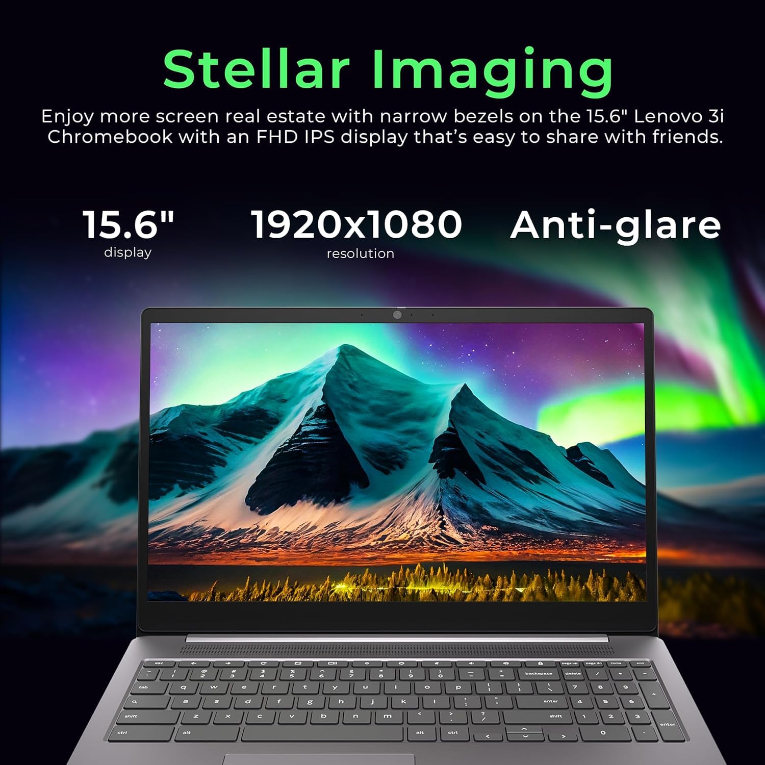 Lenovo Chromebook Premium 15.6" FHD Slim Light Laptop Computer Business & Student, Intel Celeron N4500, 4GB RAM, 192GB Storage (64GB eMMC+ 128GB Card), WiFi 6, Long Battery, Chrome OS HubxcelAccessory