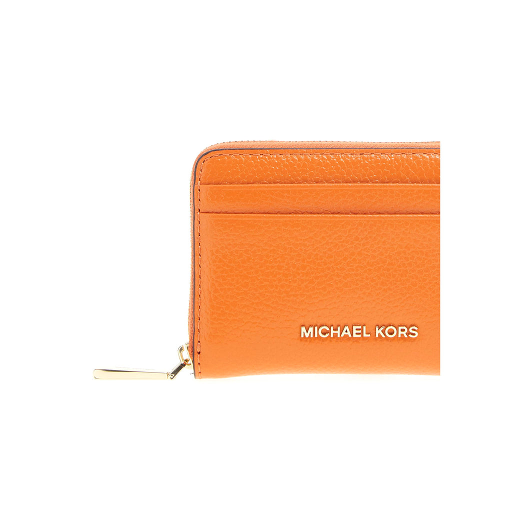 Michael Kors Women's Sm Za Coin Card Case Hand Bag, Orange Punch, One Size