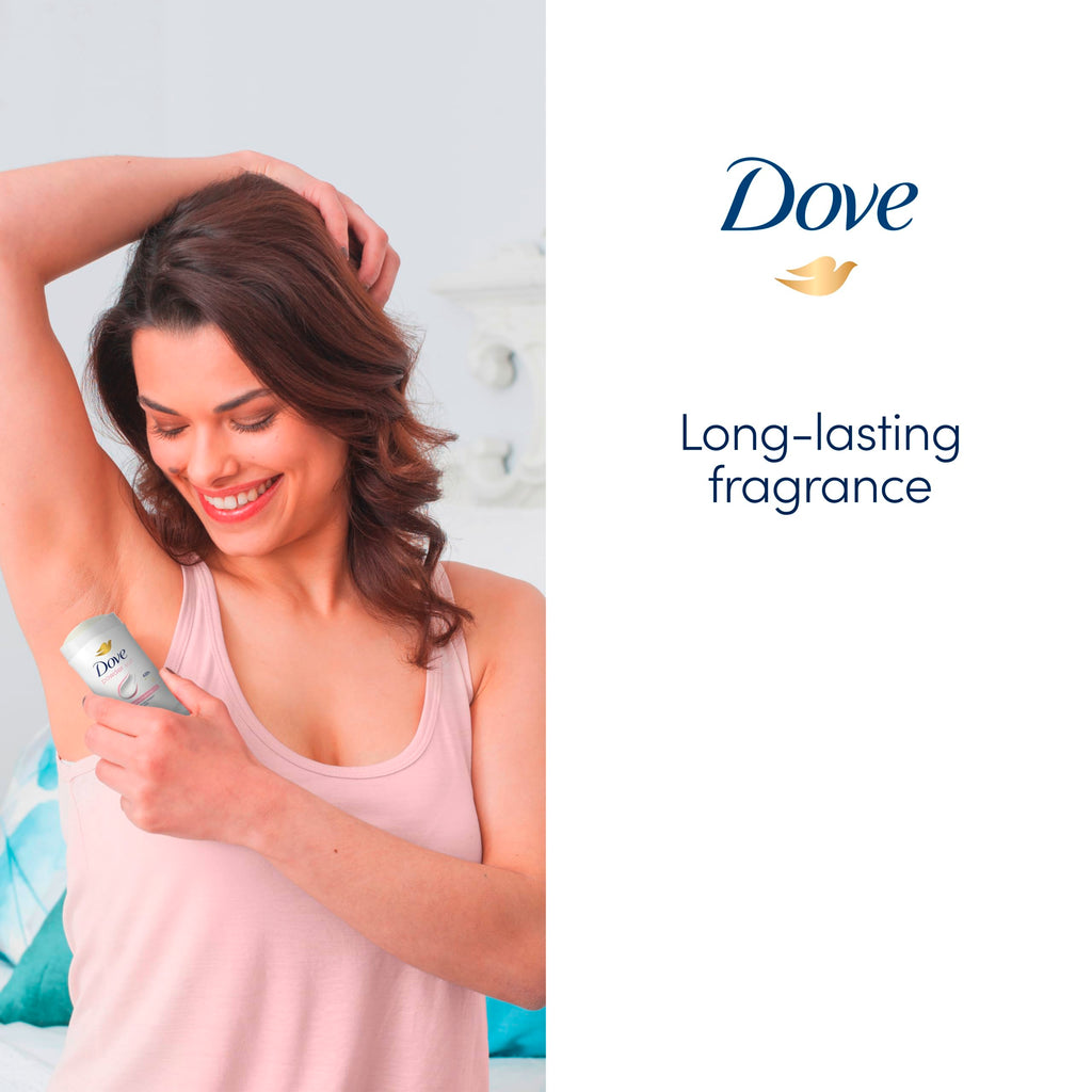 Dove Powder Soft Women's Antiperspirant Deodorant Cream Stick for 48 hour sweat protection and long-lasting fragrance with ¼ moisturising cream 50 ml