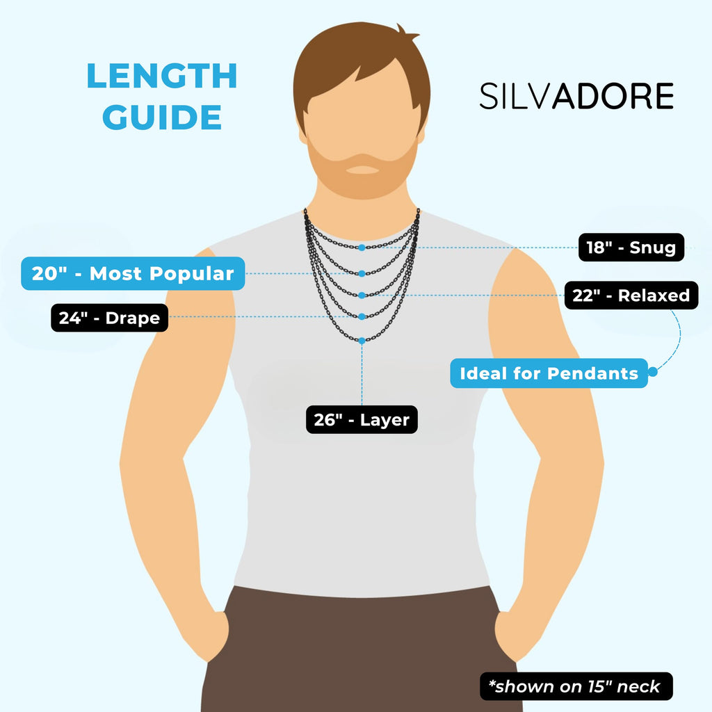Silvadore 4mm Silver ROPE Chain For Men Necklace Women - Non-Tarnish Strong Stainless Steel - Twist Link Diamond-Cut Jewelry Gifts - 56cm - 22 inch UK