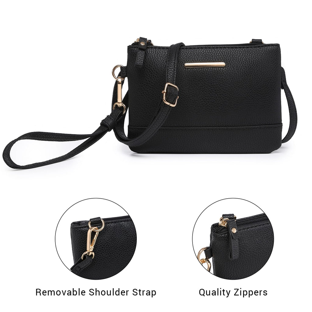 VANSARTO Fashion Handbags Wallet and Purses for Women Large Work Tote Bag Top Handle Satchel Shoulder Bag 3pcs Hobo Purse Set, Black
