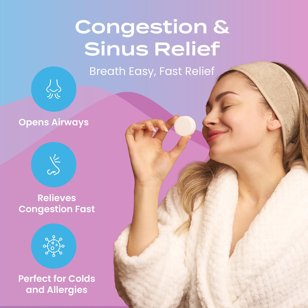 Body Restore Shower Steamers Aromatherapy 6 Pack – Fathers Day Gift for Dad, Birthday Gifts for Women and Men, Relaxation Stress Relief Self Care – Bloom