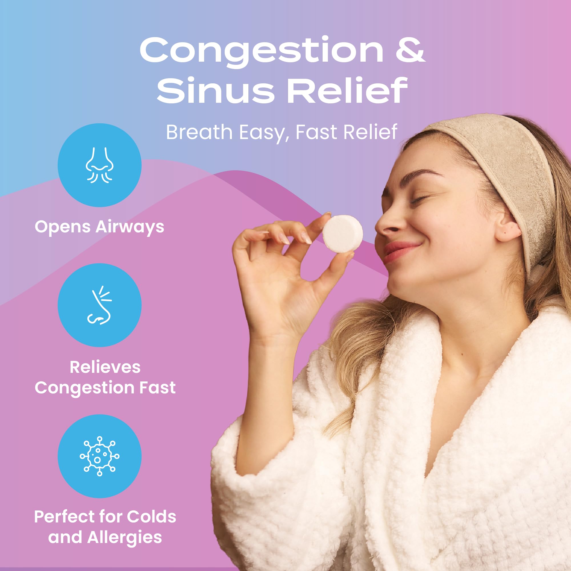 Body Restore Shower Steamers Aromatherapy 6 Pack – Fathers Day Gift for Dad, Birthday Gifts for Women and Men, Relaxation Stress Relief Self Care – Bloom