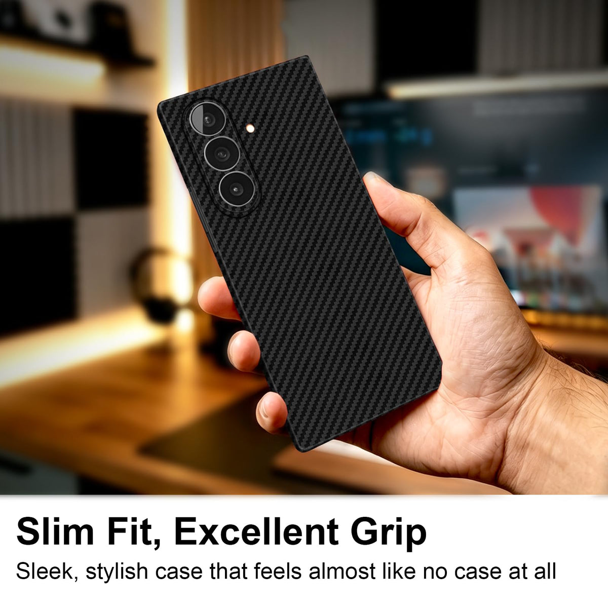 Lenpiti Slim Magnetic Aramid Fiber Case for Samsung Galaxy Z Fold 8 Ultra