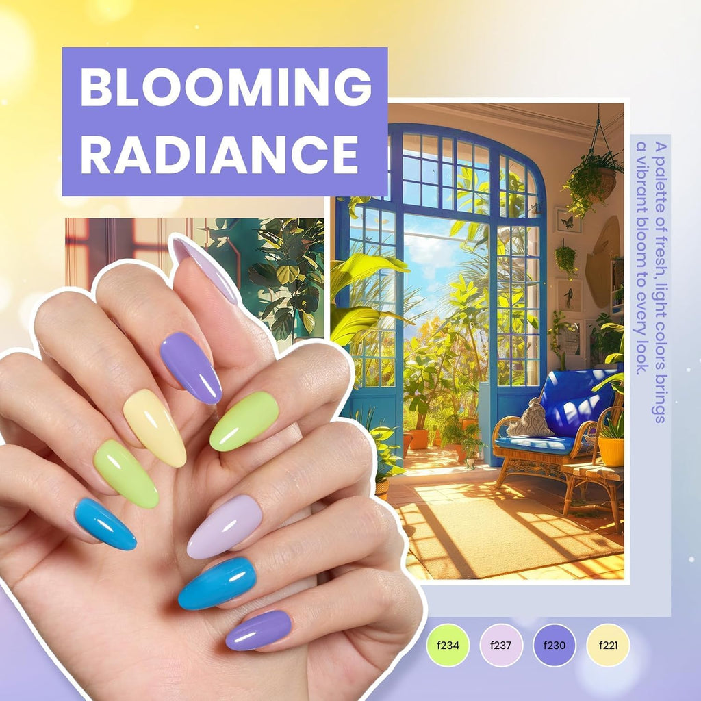 Beetles Gel Nail Polish Kit with U V Light - 80Pcs Color Enchantment 55 Colors Gel Polish Starter Kit with Base Top Coat DIY Nails Supply Stickers Manicure Tools Home Salon Gift for Women Teens Girls