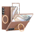 For Samsung Galaxy Z Fold 8 Ultra Case Slim Tech Woven Texture with Stand