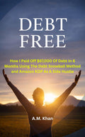 Debt Free: How I Paid Off $67,000 of Debt in 6 Months Using the Debt Snowball Method (and Amazon KDP as a Side Hustle)