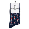 Shanker Golf Socks - Funny Angry Golfer Socks - Funny Golf Gift for Men - 1 Pair per Pack - Size 10-13