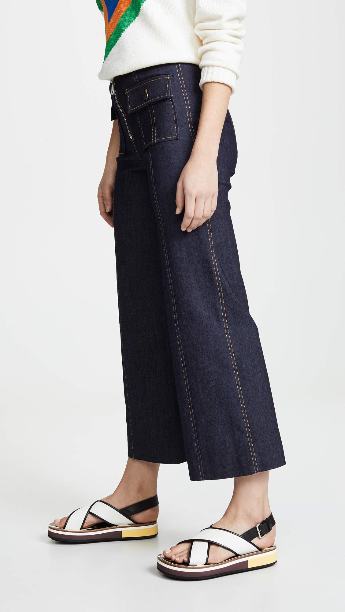 Cinq à Sept Women's Azure Pant, Indigo, 6