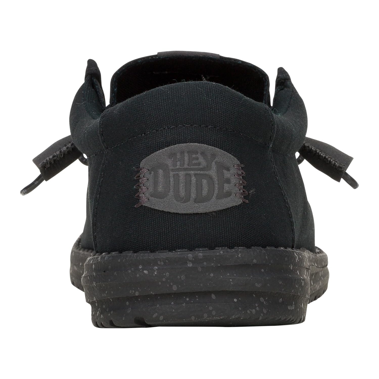 HEYDUDE Wally Canvas Mono Black/Clay Size 13, Men’s Shoes, Slip-on Loafers, Comfortable & Light-Weight