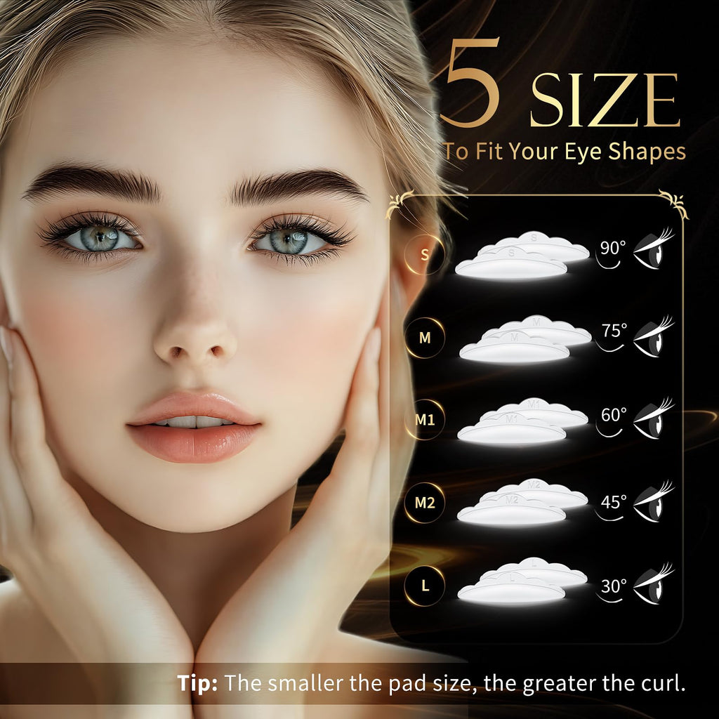 Lash Lift Kit - Eyebrow Lamination Kit, Eyelash Perm Kit, Professional Eyelash Curling Lash Extension & Eyebrow Lift 2 in 1 Kit, Eyelash Lift Kit Easy to Use at Home Diy & Salon, Lasts For 6-8 Weeks
