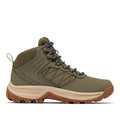 Columbia Womens Transverse Waterproof Hiking Boot, Stone Green/Raw Honey, 10.5