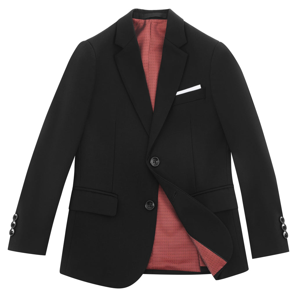 AmazingSea Boys Suit Black Slim Fit Formal Boys Suits Set Kids Suit Toddlers Youth Teen Boys Tuxedos Suit Size 8