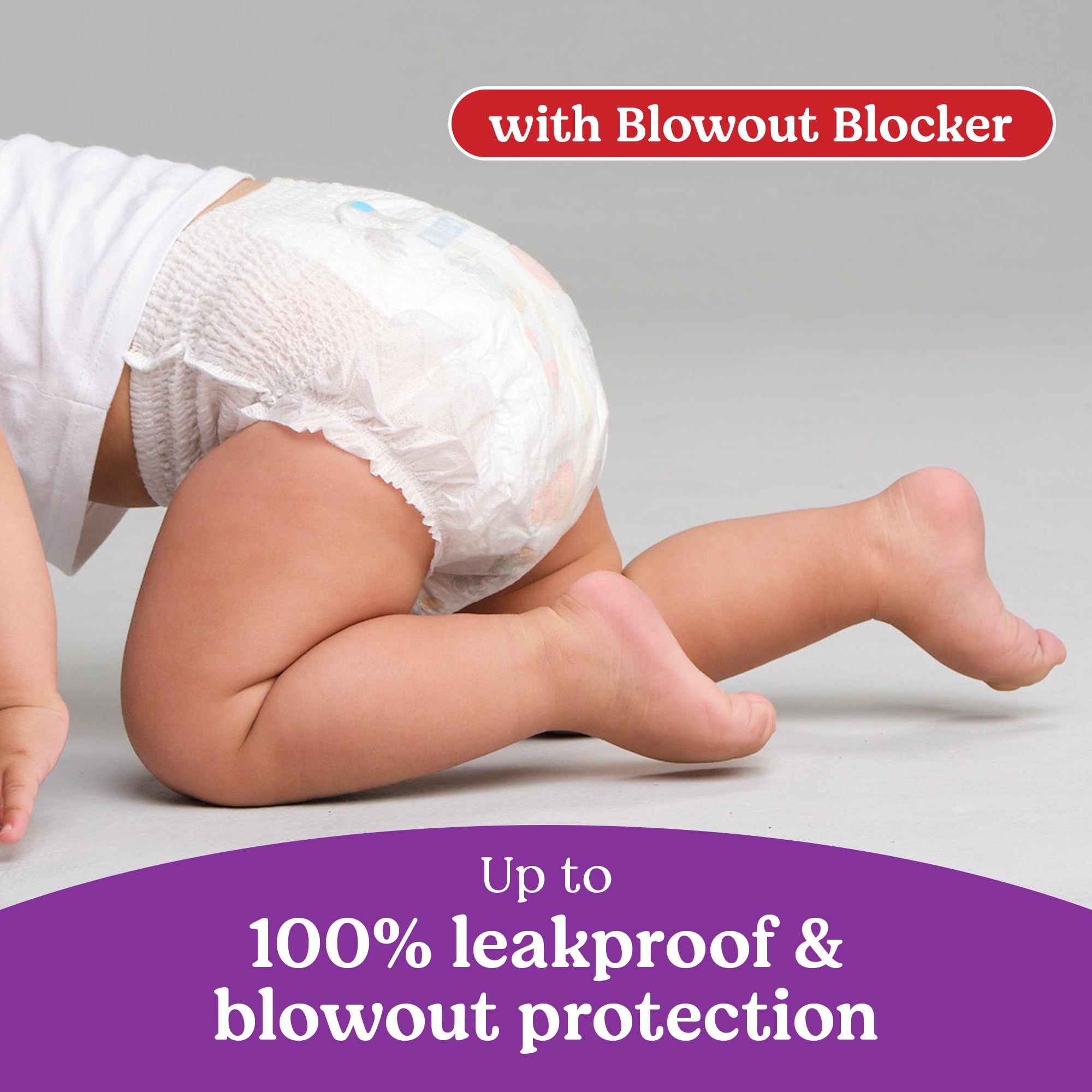 Huggies Size 7 Baby Diapers, Little Movers HuggFit 360° Baby Diapers with 360° Waistband, Size 7 (41+ lbs), 88 Count (2 Packs of 44), Packaging May Vary