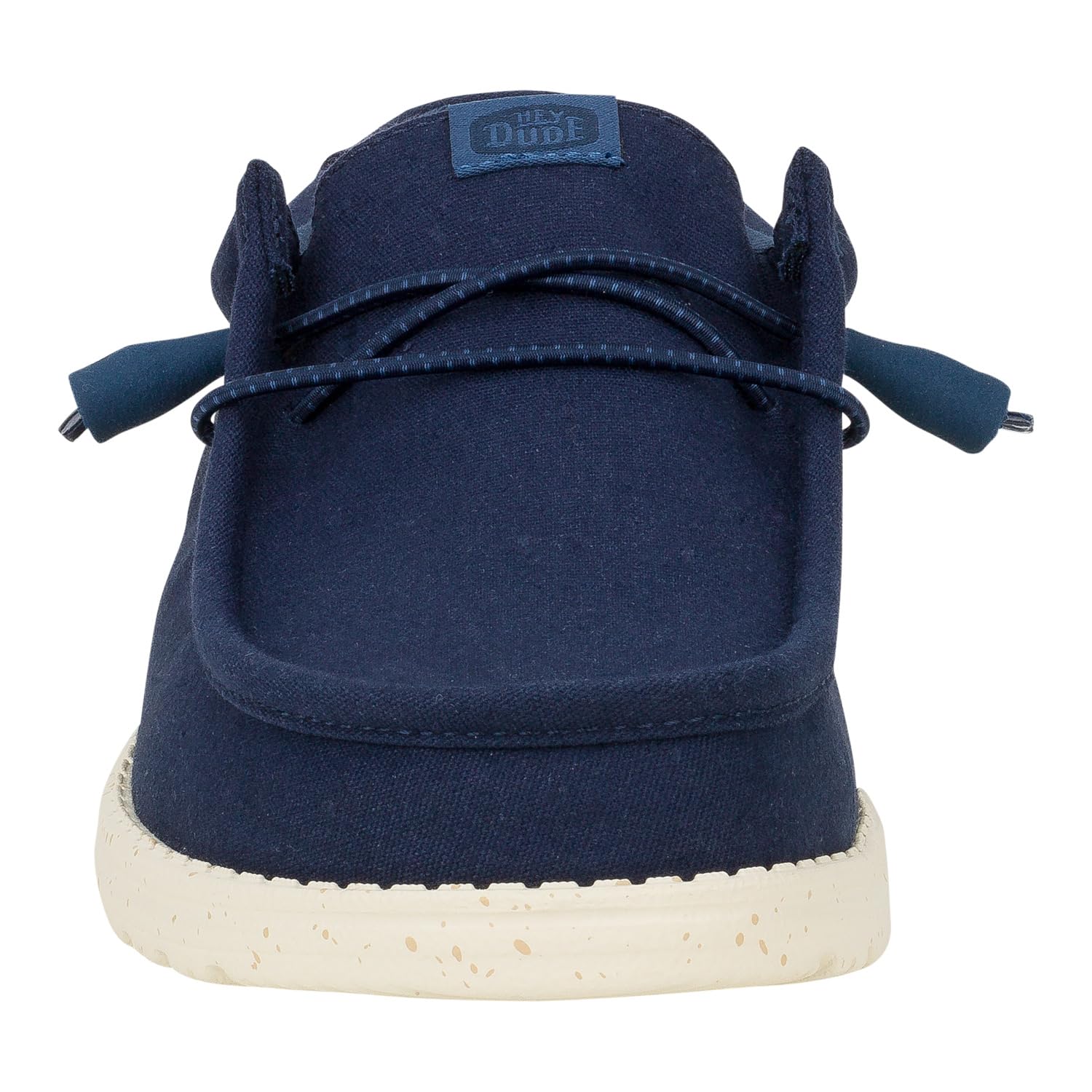 HEYDUDE Men's Wally Canvas Navy Size 11, Men’s Shoes, Slip-on Loafers, Comfortable & Light-Weight