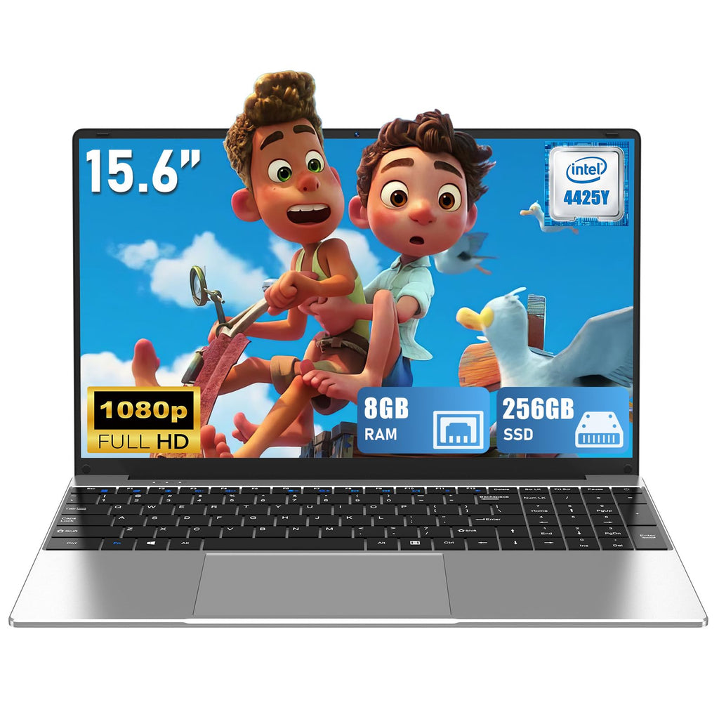 Laptop Computer, Windows 11 Pro Lap Top 2026 New, 15.6 Inch Laptop PC, 8GB RAM 256GB SSD, 4425Y Processor, IPS FHD 1920*1080P, 2-Year Warranty, 5000mAh Battery, Mini HDMI, for School Business Student