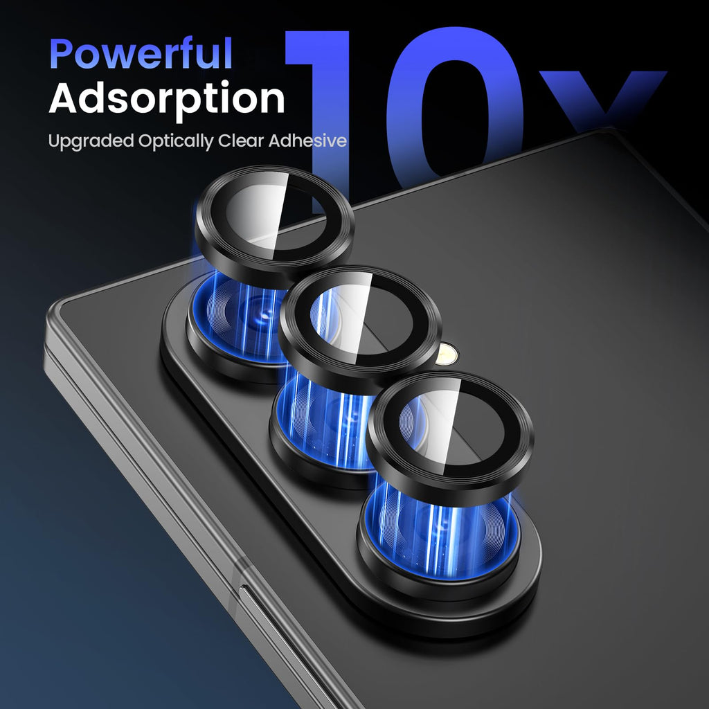 Tensea Camera Lens Protector Compatible for Samsung Galaxy Z Fold 7/8 Ultra