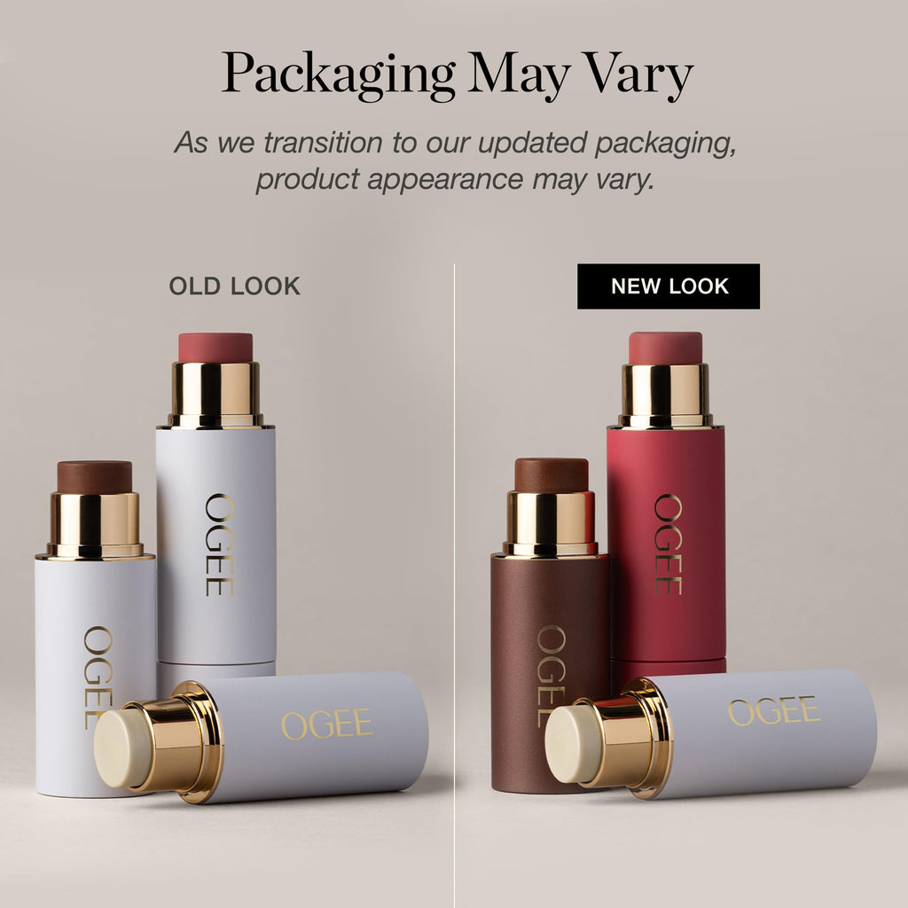 Ogee Face Stick Crystal Collection Trio - Contour Stick Makeup Collection - Certified Organic Contour Palette - Includes Bronzer Stick, Blush Stick & Highlighter Stick