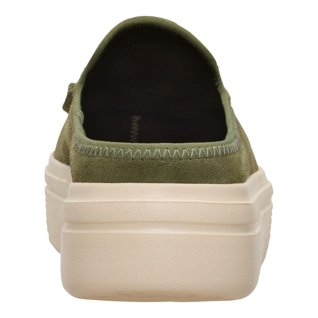 HEYDUDE Austin Lift Classic Moss Size 5, Women’s Shoes, Slip-on Loafers, Comfortable & Light-Weight