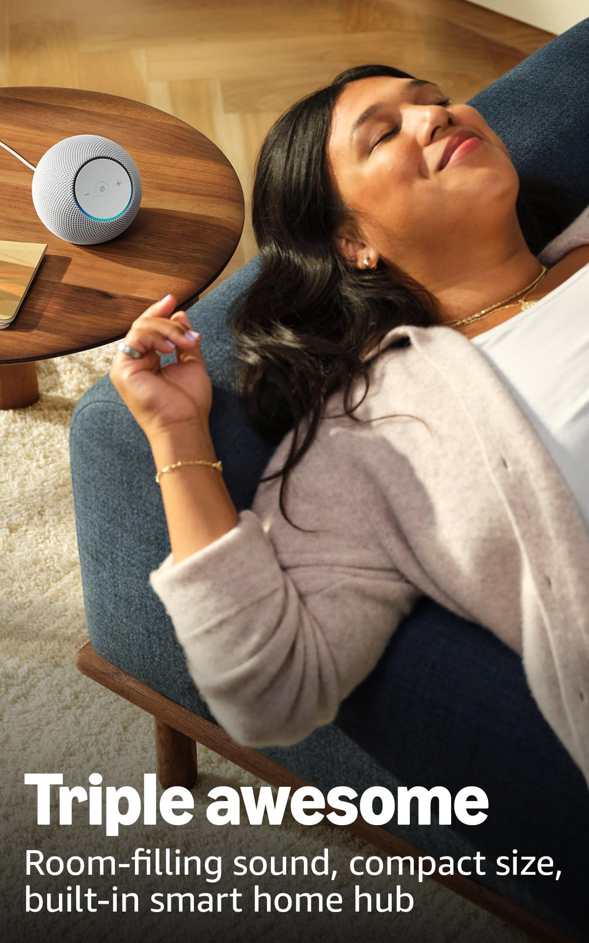 Echo Dot Max (newest model) stereo pair, Glacier White