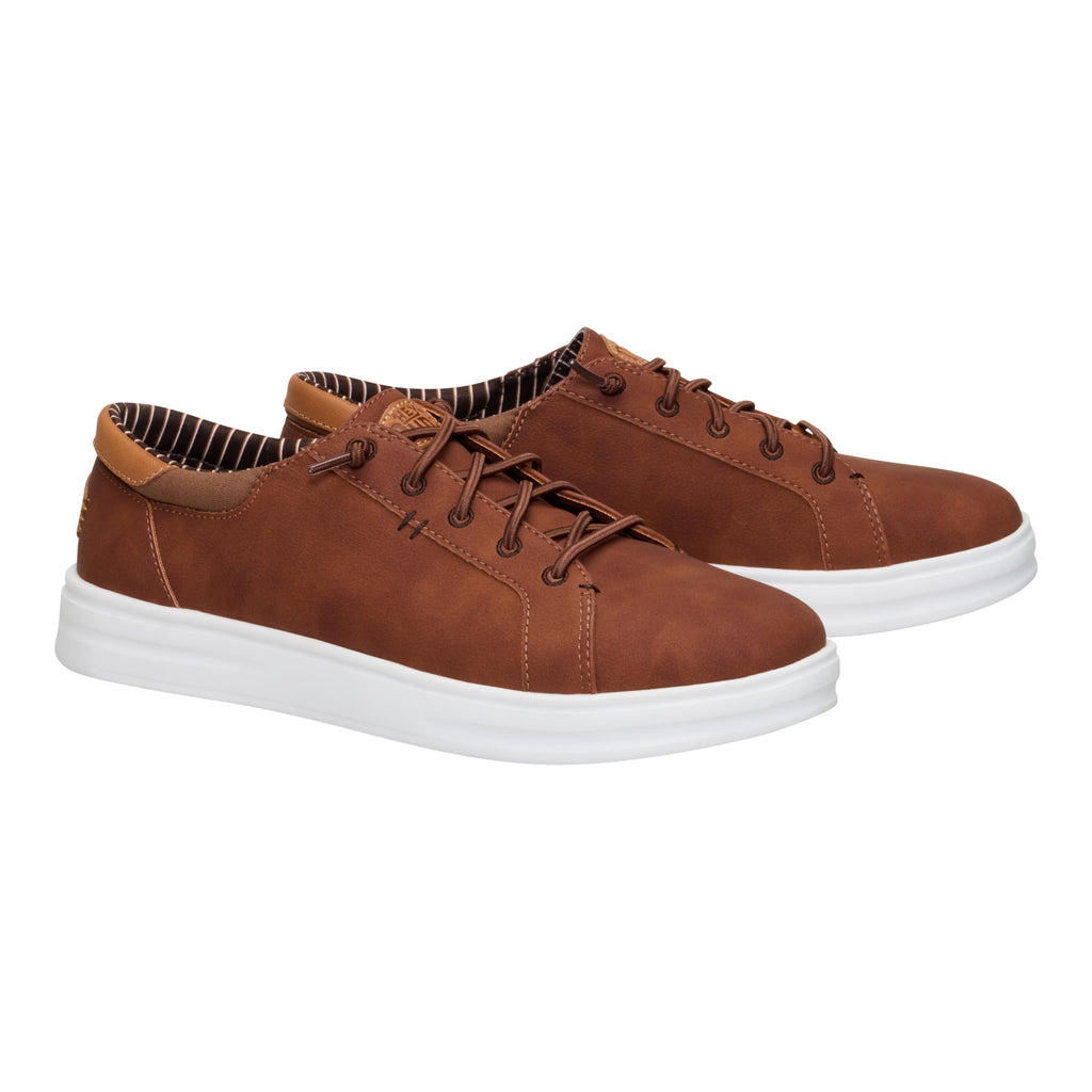 HEYDUDE Paul Pro Classic Cognac Size 11, Men's Shoes, Casual Sneakers, Comfortable & Light-Weight