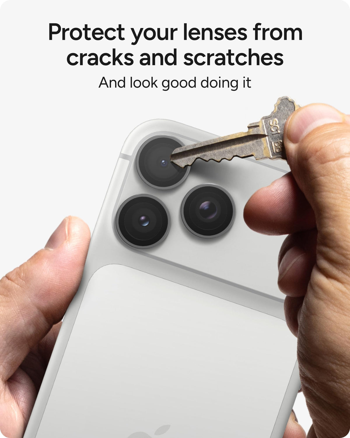 ZAGG Camera Lens Protector for iPhone 18 Pro/ 18 Pro Max, Silver