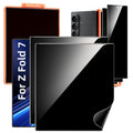 Hoerrye for Samsung Galaxy Z Fold 7 30° Privacy Screen Protector - [with Auto Align Frame Accessories] [2 Pack Inside Flexible TPU Film + 2 Pack Front Tempered Glass] No Creases,No Bubbles