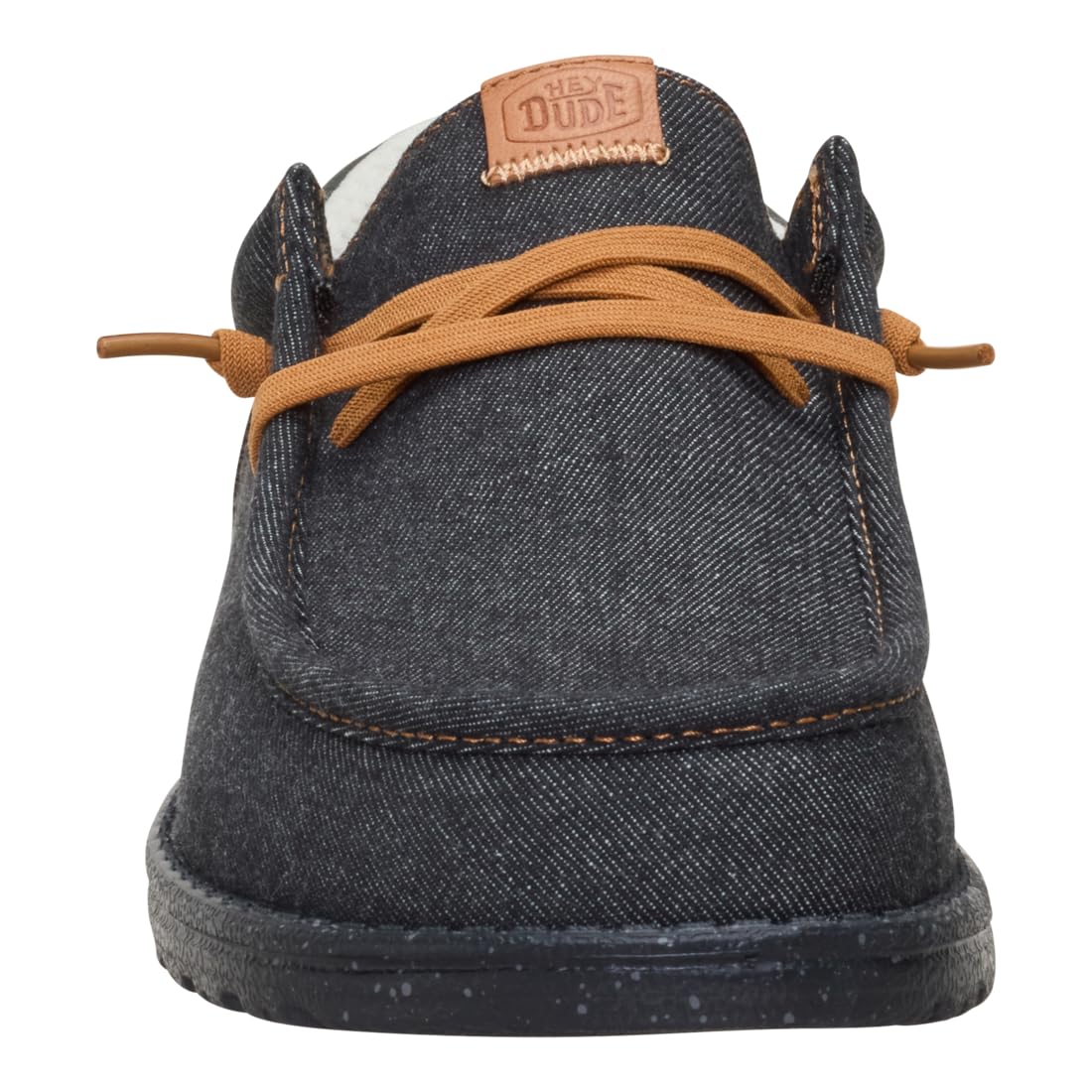 HEYDUDE Wally Funk Denim Black 11, Men’s Shoes, Slip-on Loafers, Comfortable & Light-Weight