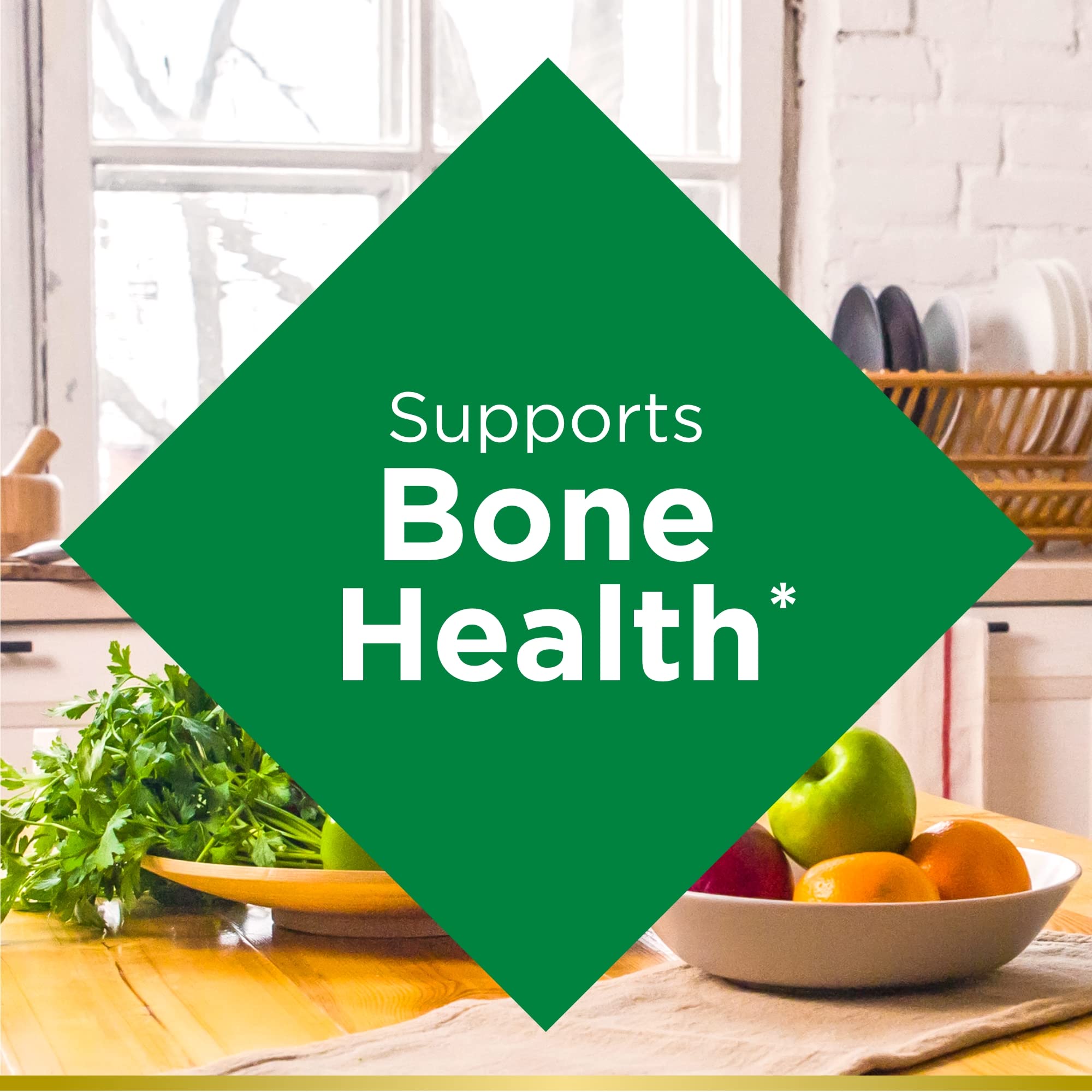 Nature's Bounty Calcium 1200 mg with Vitamin D3 - Bone Health Softgels, Calcium and Vitamin D Supplement, 120 Ct (2-Pack)