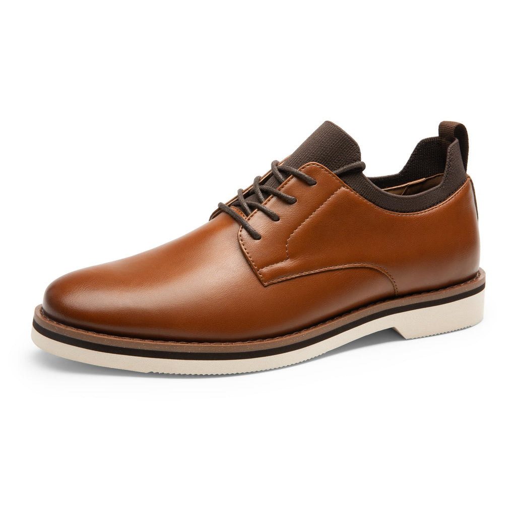 Bruno Marc Men's Lace-Up Comfortable Fashion Dress Shoes,Size 9.5,Brown,BMUMOX2508