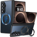 OWKEY Magnetic for Samsung Galaxy Z Fold 8 Ultra Case with Stand,Black