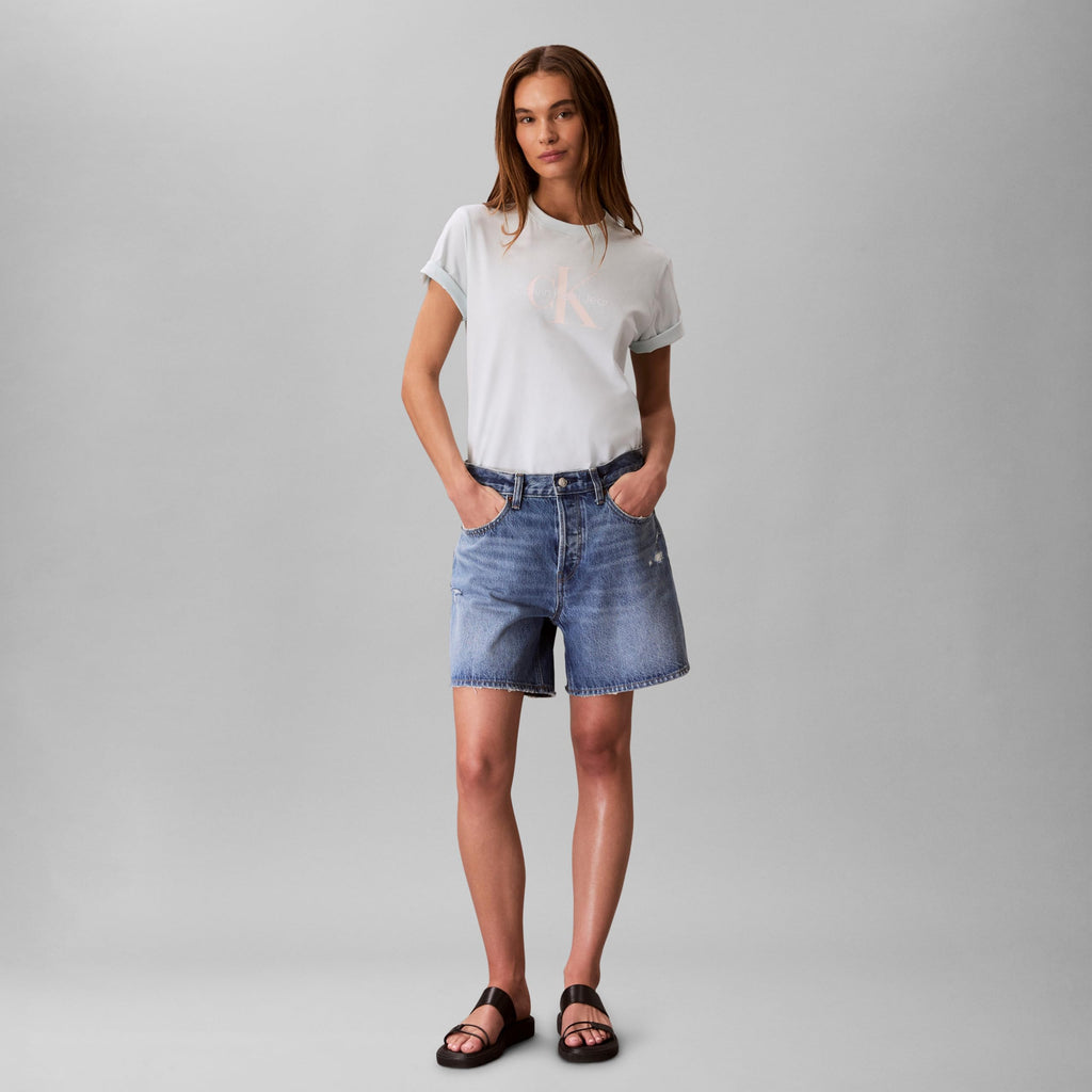Calvin Klein Women's Monogram Logo Crewneck T-Shirt
