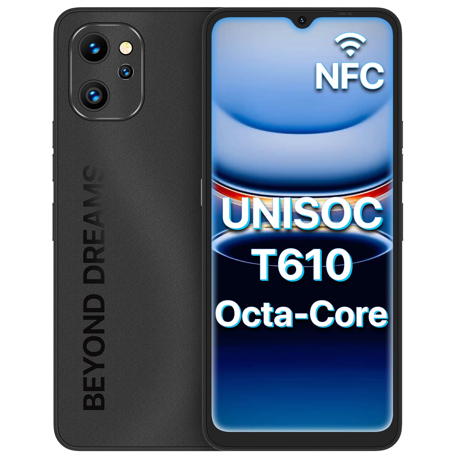 UMIDIGI Unlocked Cell Phone, A13 Pro (4+128GB) NFC Smart Phone, 6.7" HD Full Screen, 5150mAh, Android Mobile Phone with FM Radio, Dual 4G Phone