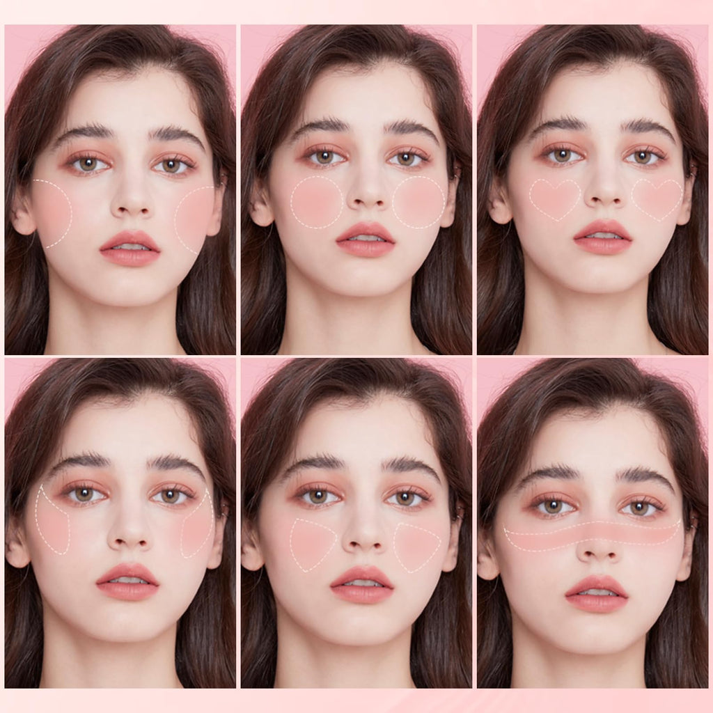 FOCALLURE Silky Cream Liquid Blush,Leaving a Matte Dewy Makeup Look,Easy to Apply and Create a Natural Flush,Long Lasting and Lightweight Cheek Blush Face Makeup,CATCH ME