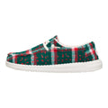 HEYDUDE Wendy Confetti Plaid Cozy Red/Green/Multi Size 8, Women’s Shoes, Slip-on Loafers, Comfortable & Light-Weight