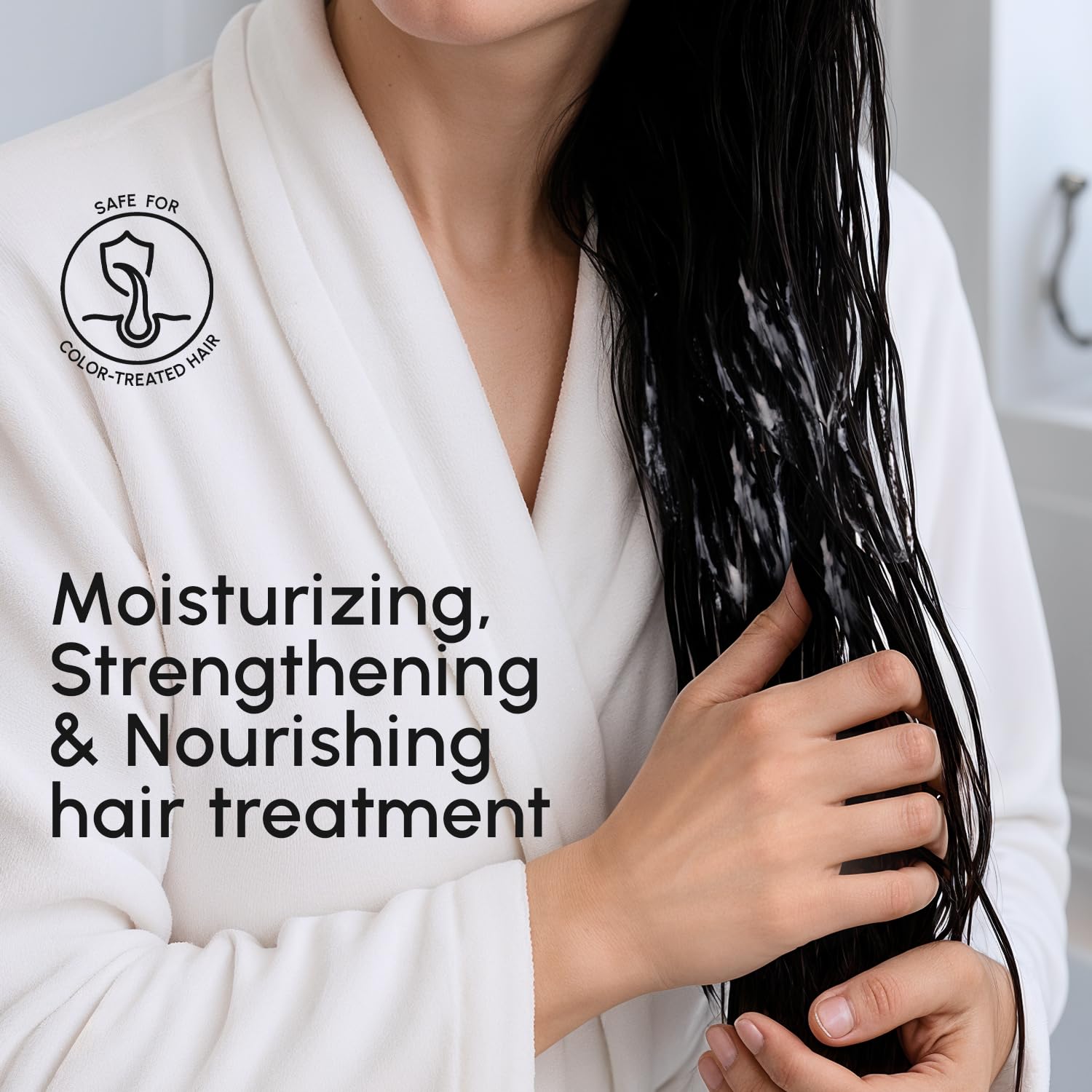 MAREE Leave-In Conditioner Hair Gloss for Dry Damaged Hair, Leave-In Conditioner for Curly Hair, Color Treated